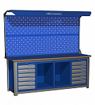 Верстак четырехтумбовый MECHANIC-М20.6ПС2ПС26Э2С Верстакофф